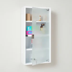 wall mount locking medicine cabinet