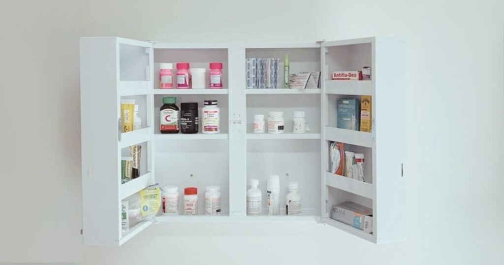 medicine cabinet height types of items stored in a locking medicine cabinet