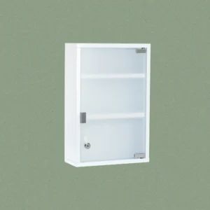 Glass Door Bathroom Cabinet