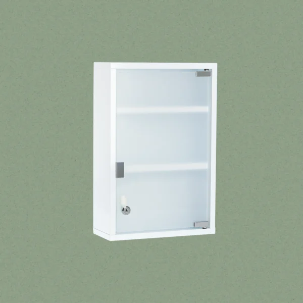 Glass Door Bathroom Cabinet