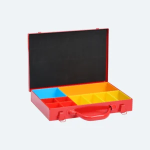 Steel Hardware Organizer, Small, Red