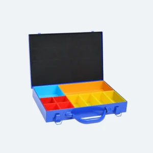 Steel Hardware Organizer, Small, Blue
