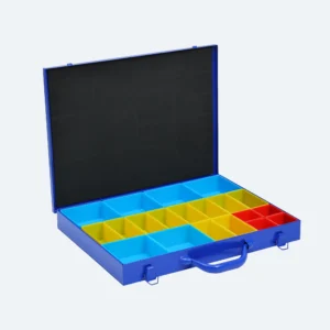 Steel Hardware Organizer, Large, Blue